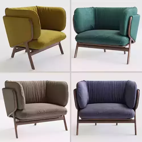 Stanley Armchair 102s 3D model
