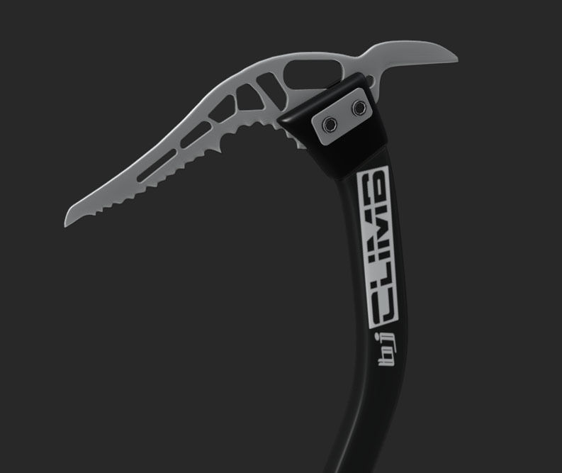 Climbing Axe Low-poly 3D model_7