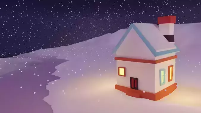 Winter Season Christmas House 6