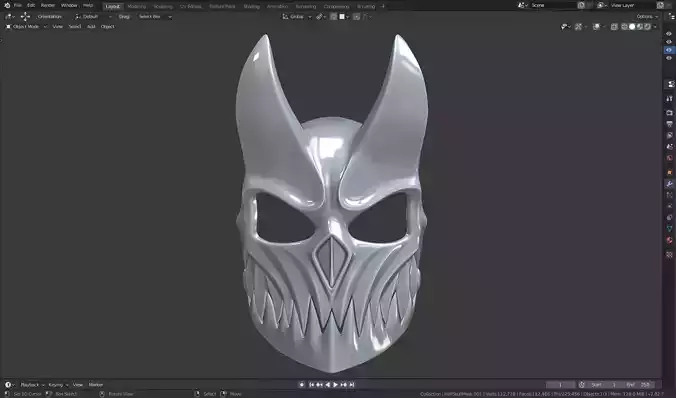 Alex Terrible Mask Kid of Darkness 3D print model 3D print model