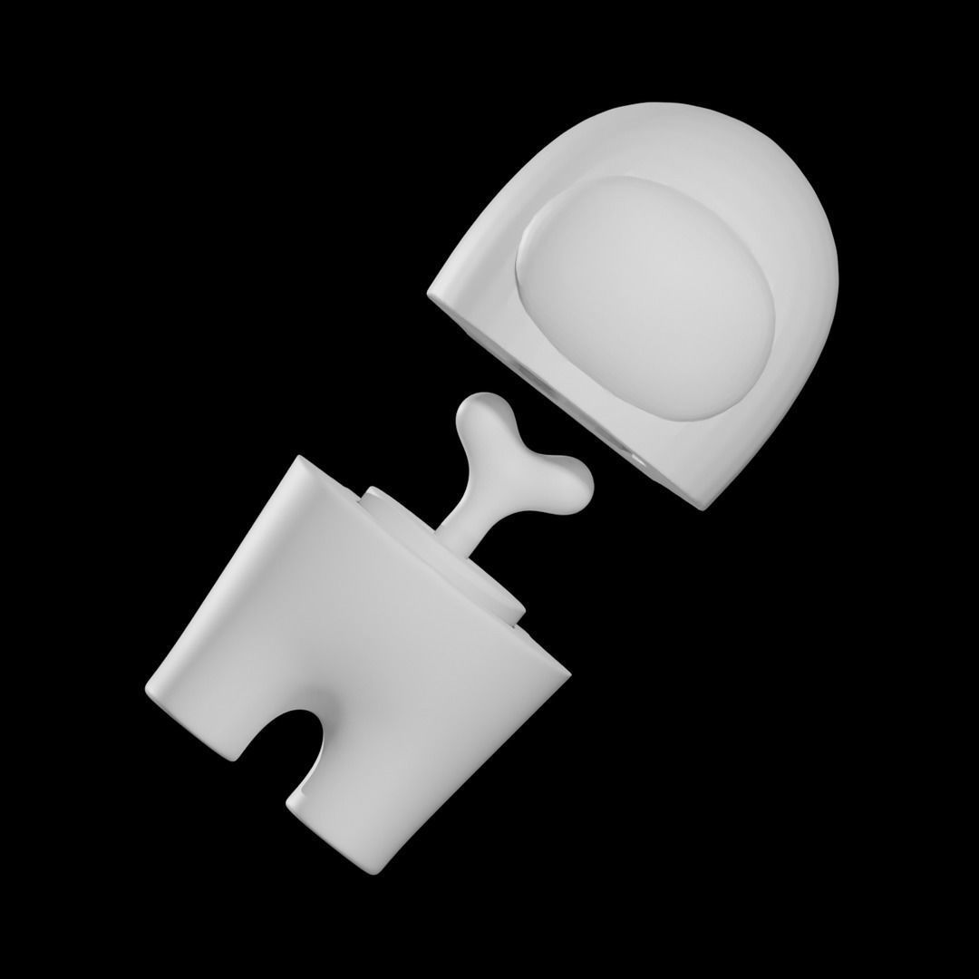 AMONG US CREWMATE AND IMPOSTOR INCLUDED 3D print model_12