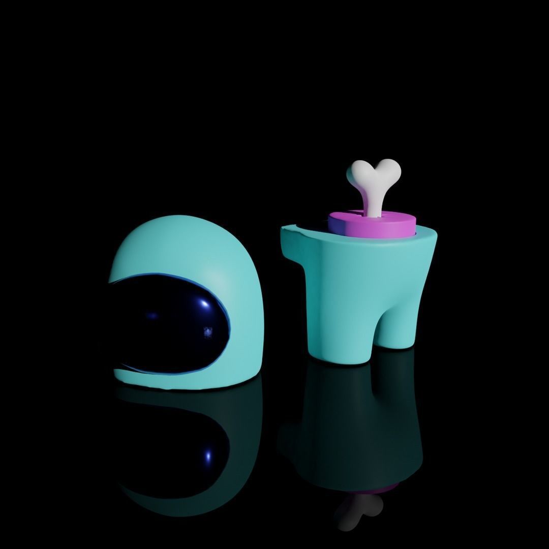 AMONG US CREWMATE AND IMPOSTOR INCLUDED 3D print model_6