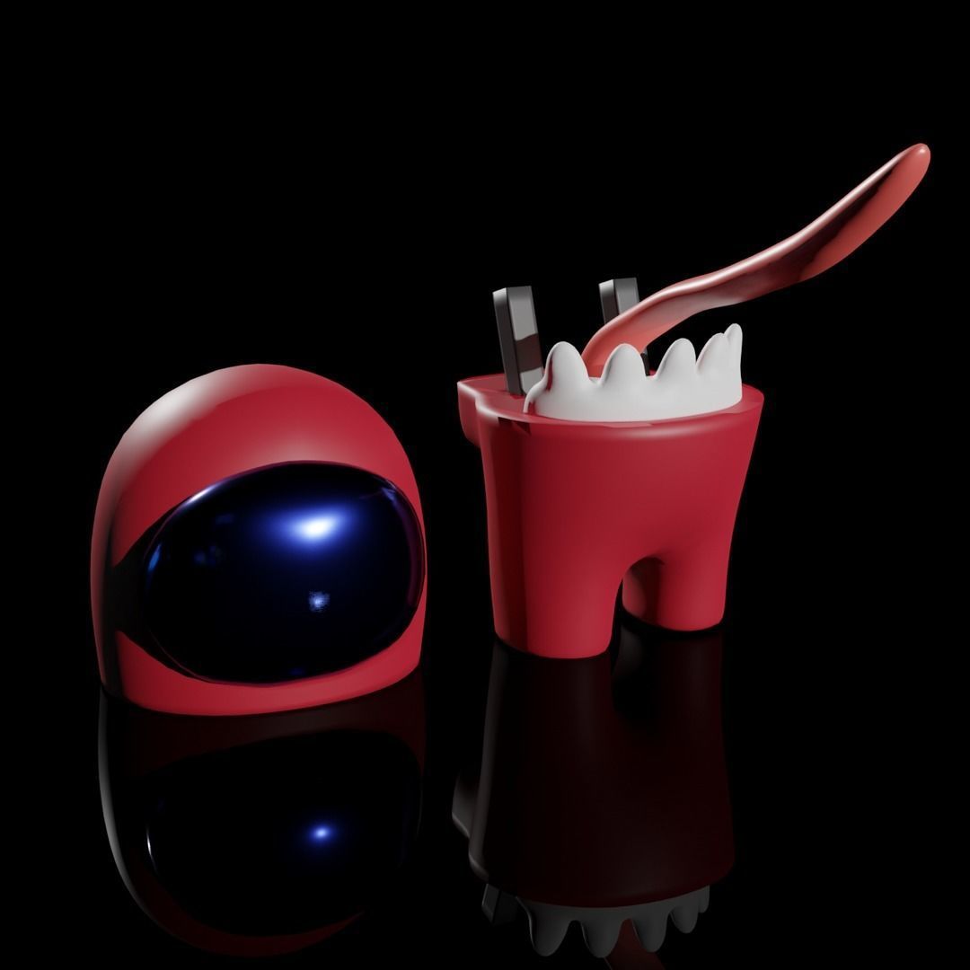 AMONG US CREWMATE AND IMPOSTOR INCLUDED 3D print model_8