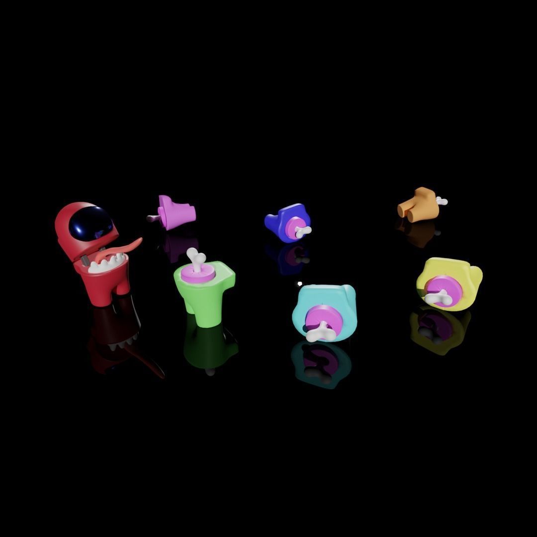 AMONG US CREWMATE AND IMPOSTOR INCLUDED 3D print model_9