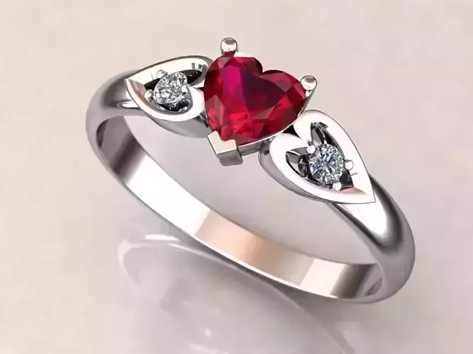 hearts around ring