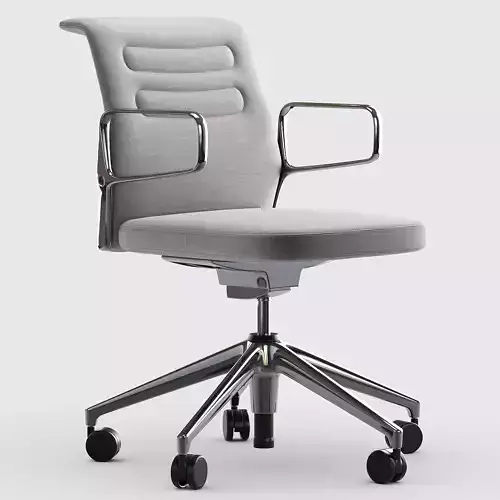 Vitra Ac 5 Studio Chair In Light Gray and Sierra Gra