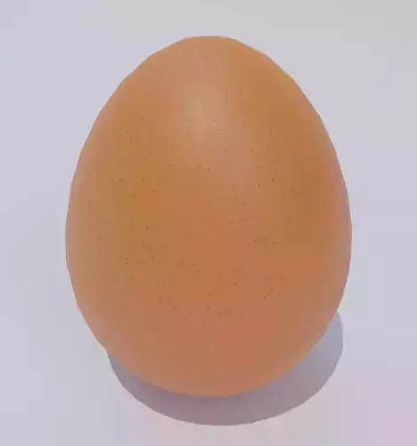 Chicken egg 3D model
