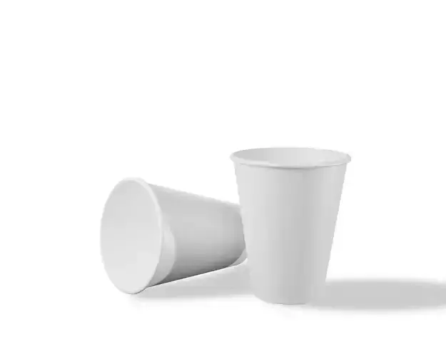 Paper mug or plastic coffee cup mockup Low-poly 3D model