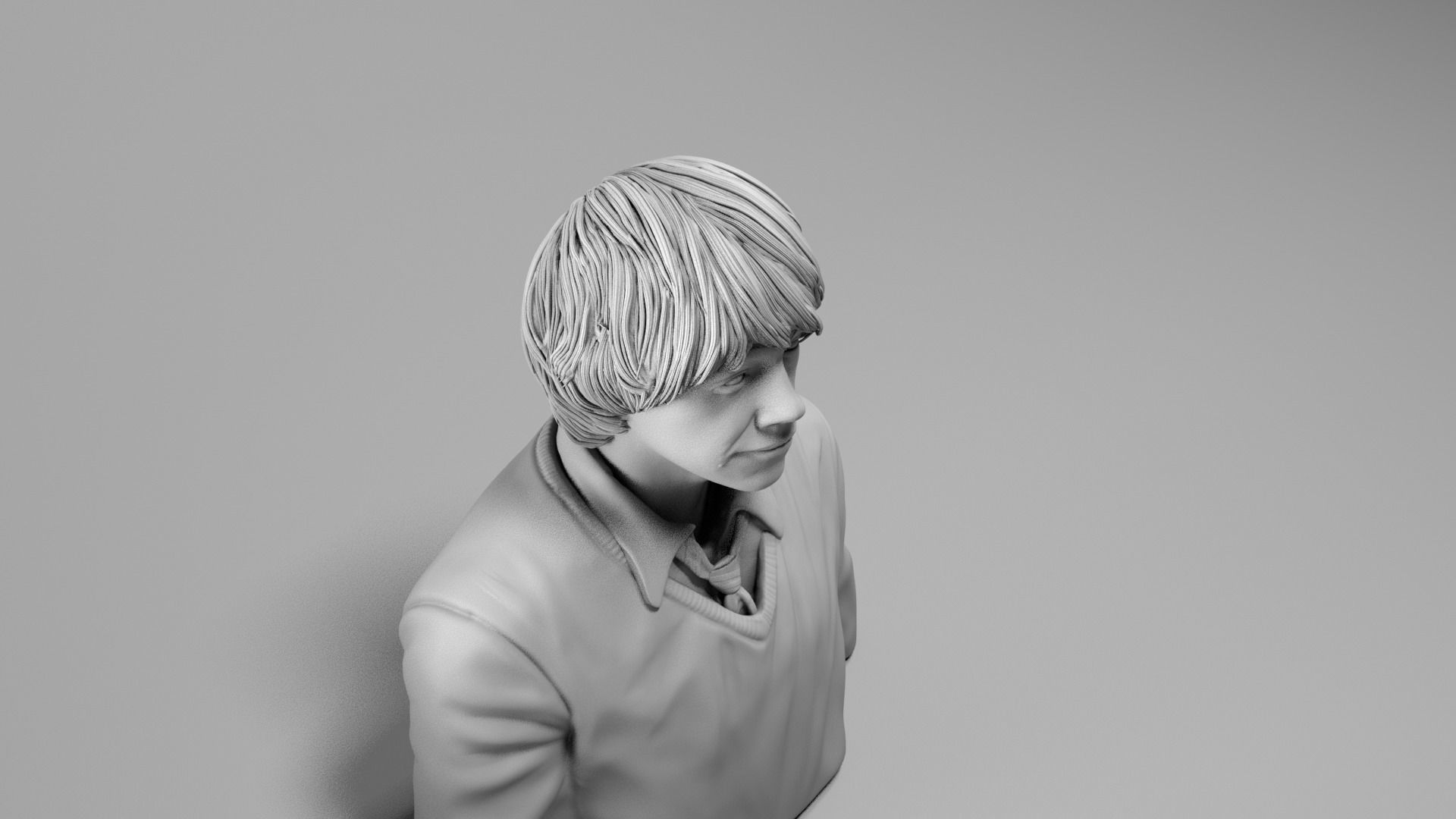 Rupert Grint - Ron Weasley - Harry Potter 3D print model_11