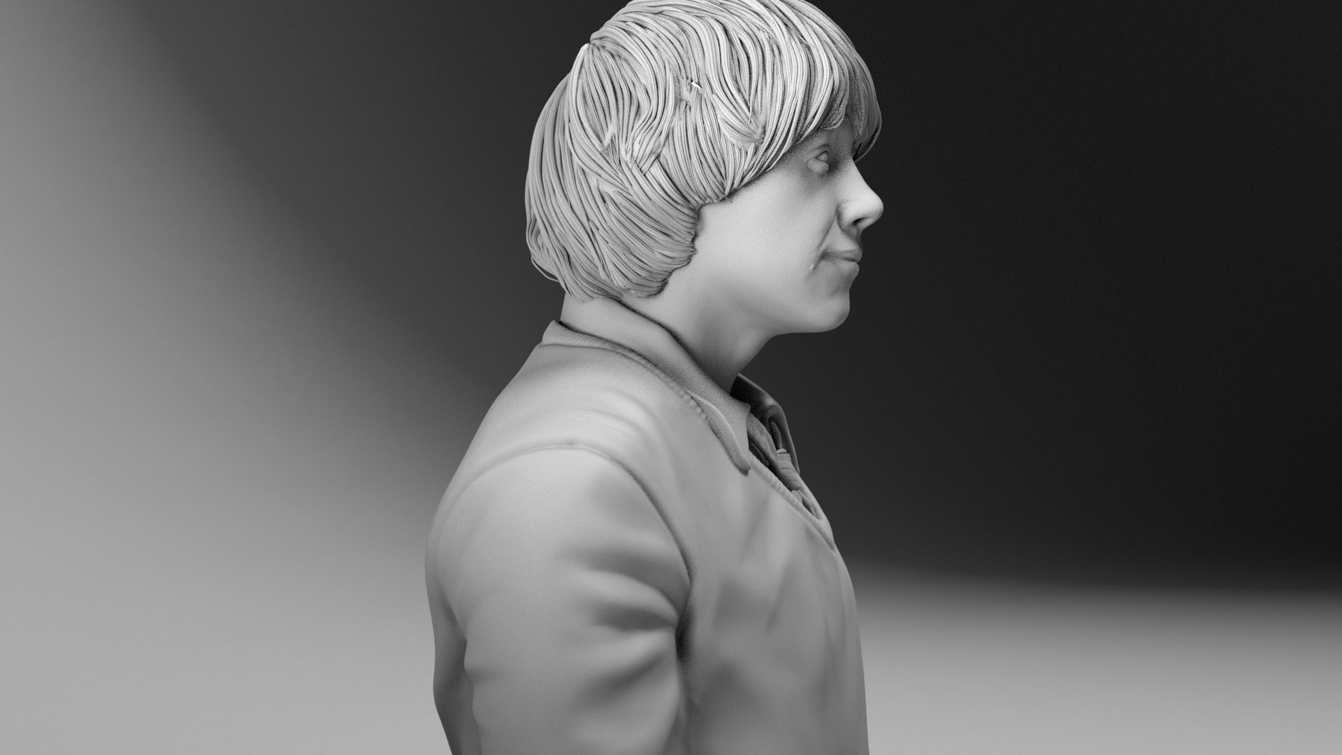 Rupert Grint - Ron Weasley - Harry Potter 3D print model_8