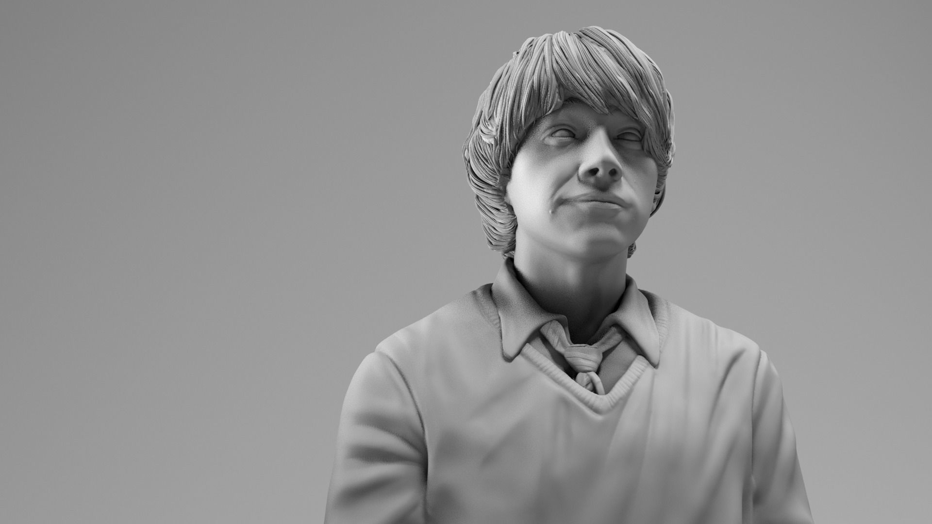 Rupert Grint - Ron Weasley - Harry Potter 3D print model_1