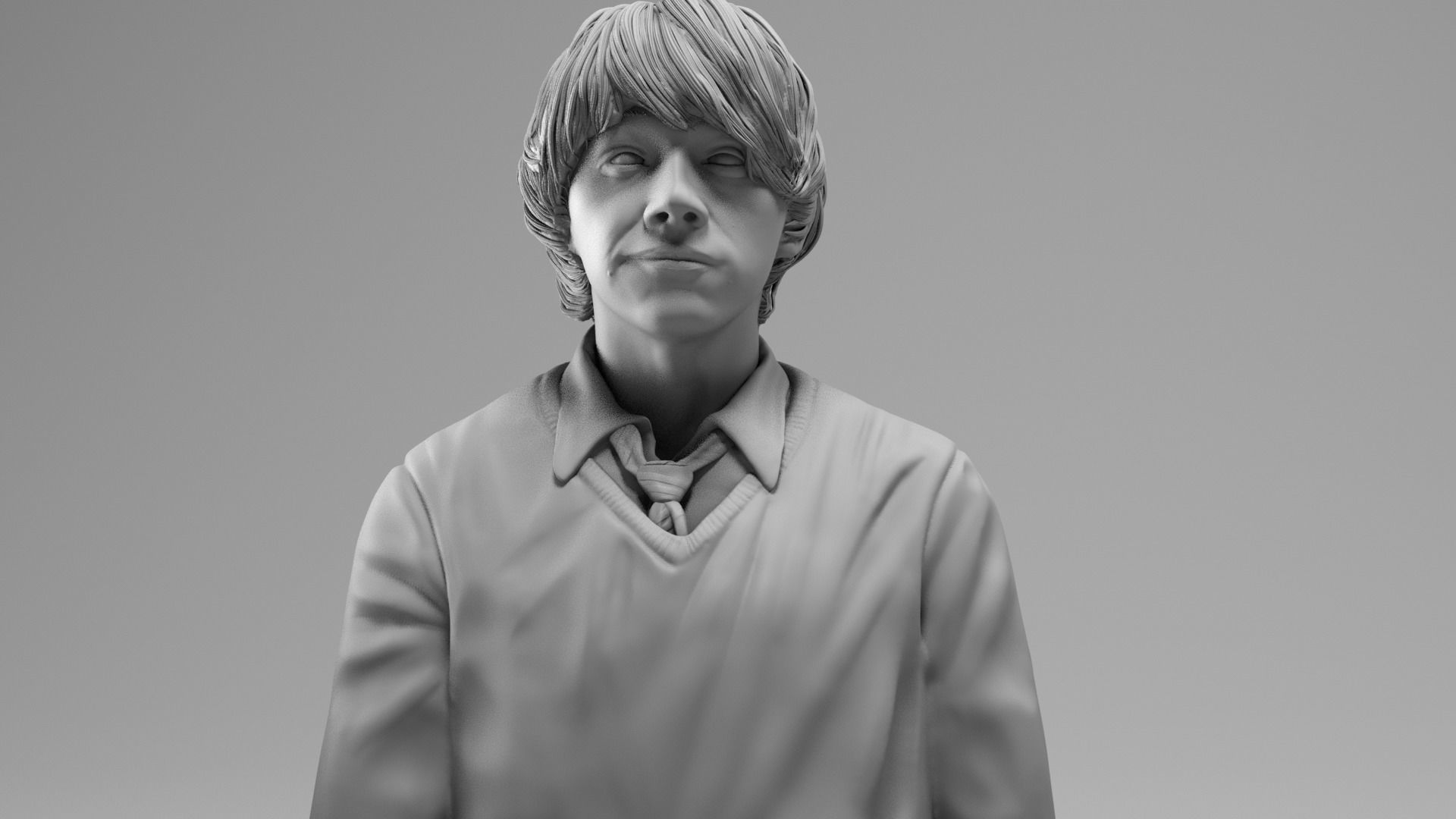 Rupert Grint - Ron Weasley - Harry Potter 3D print model_2
