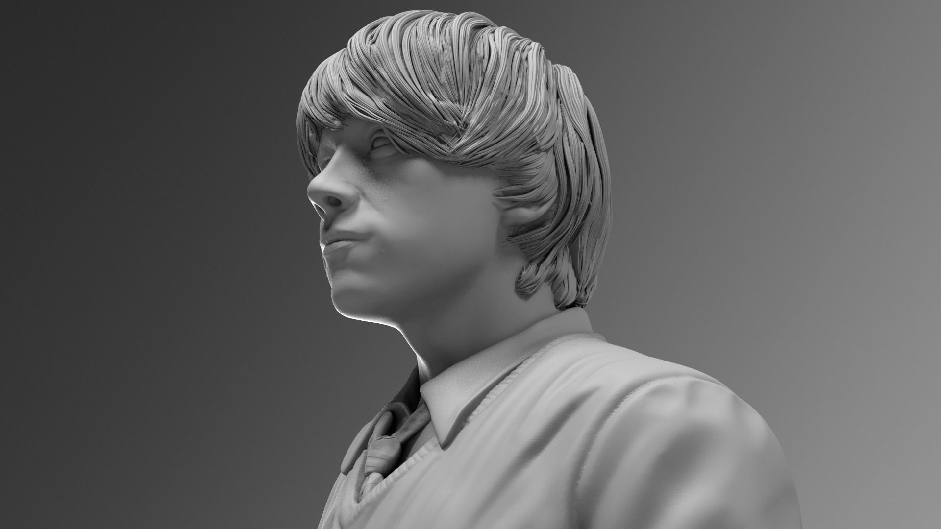 Rupert Grint - Ron Weasley - Harry Potter 3D print model_16