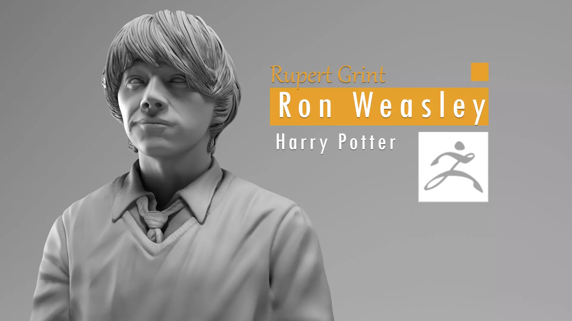 Rupert Grint - Ron Weasley - Harry Potter 3D print model_0