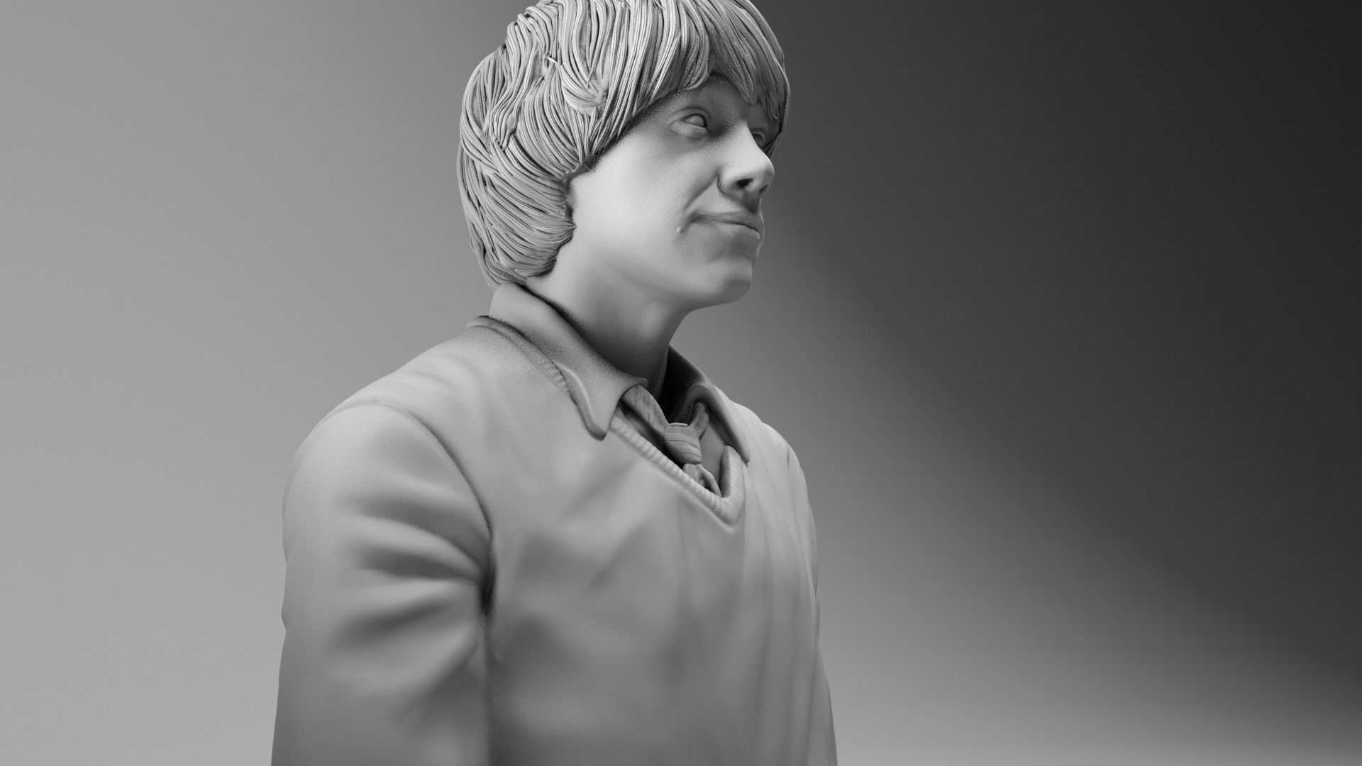 Rupert Grint - Ron Weasley - Harry Potter 3D print model_7