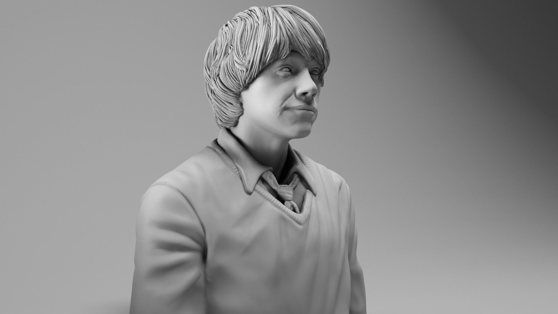 Rupert Grint - Ron Weasley - Harry Potter 3D print model_4