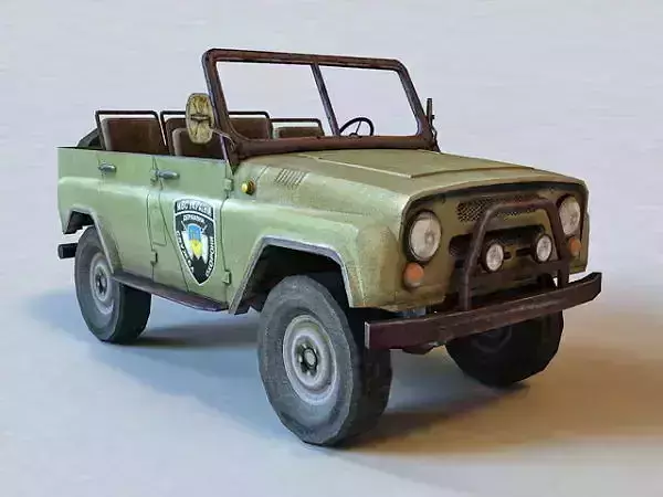 Military vehicle 3D model