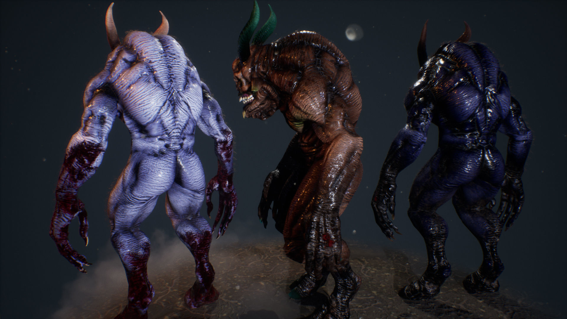 Demons Bundle 1 Low-poly 3D model_92