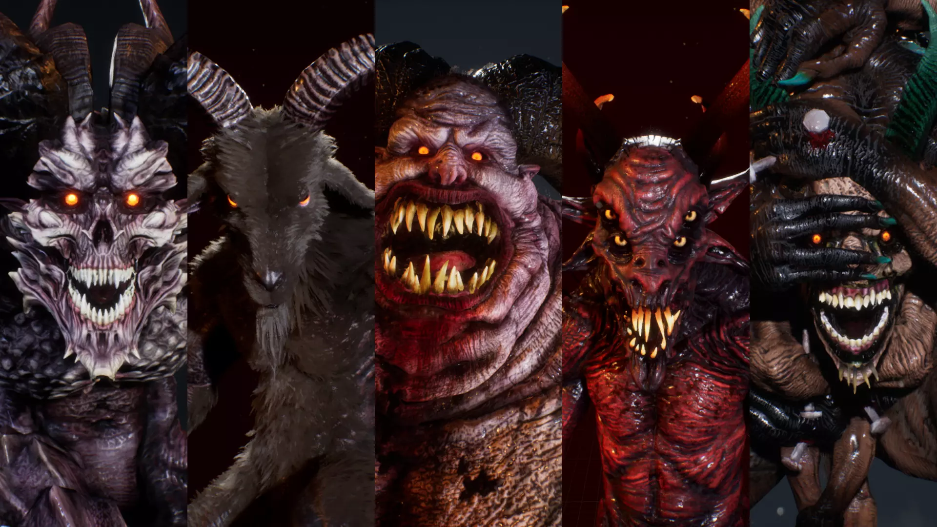 Demons Bundle 1 Low-poly 3D model_0