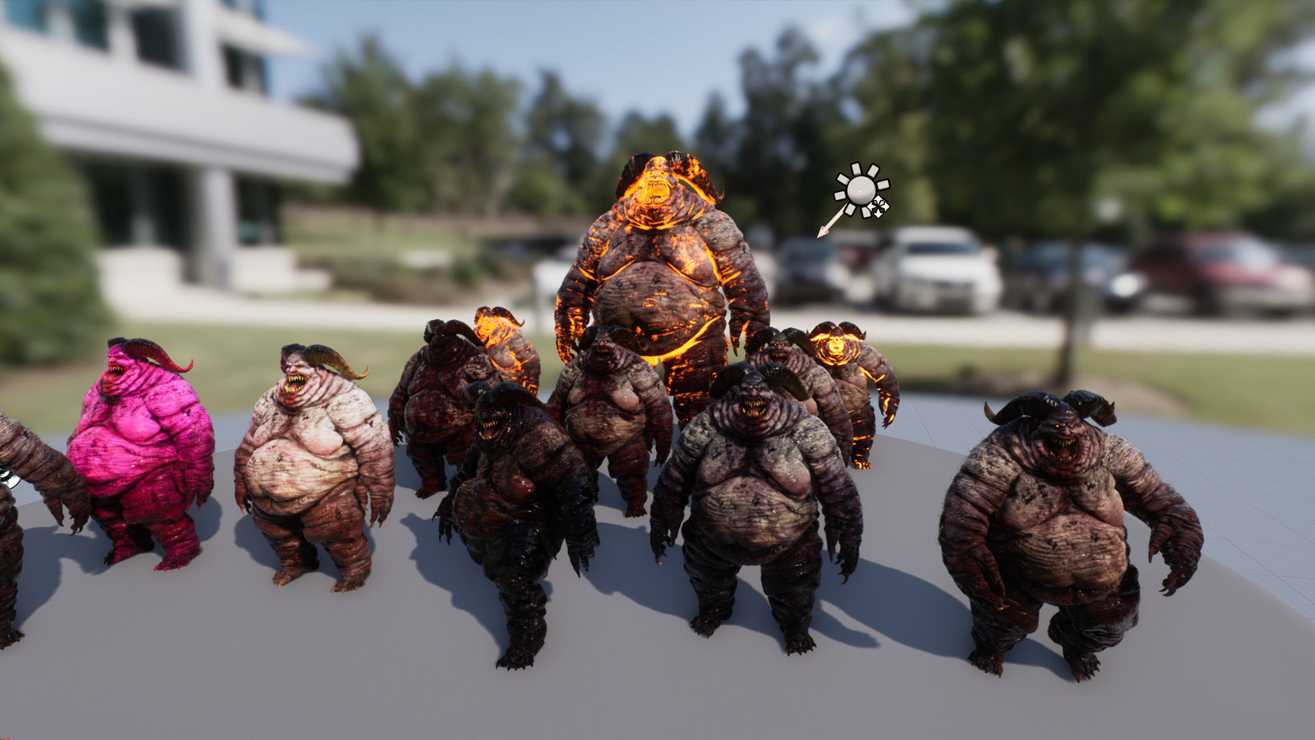 Demons Bundle 1 Low-poly 3D model_26