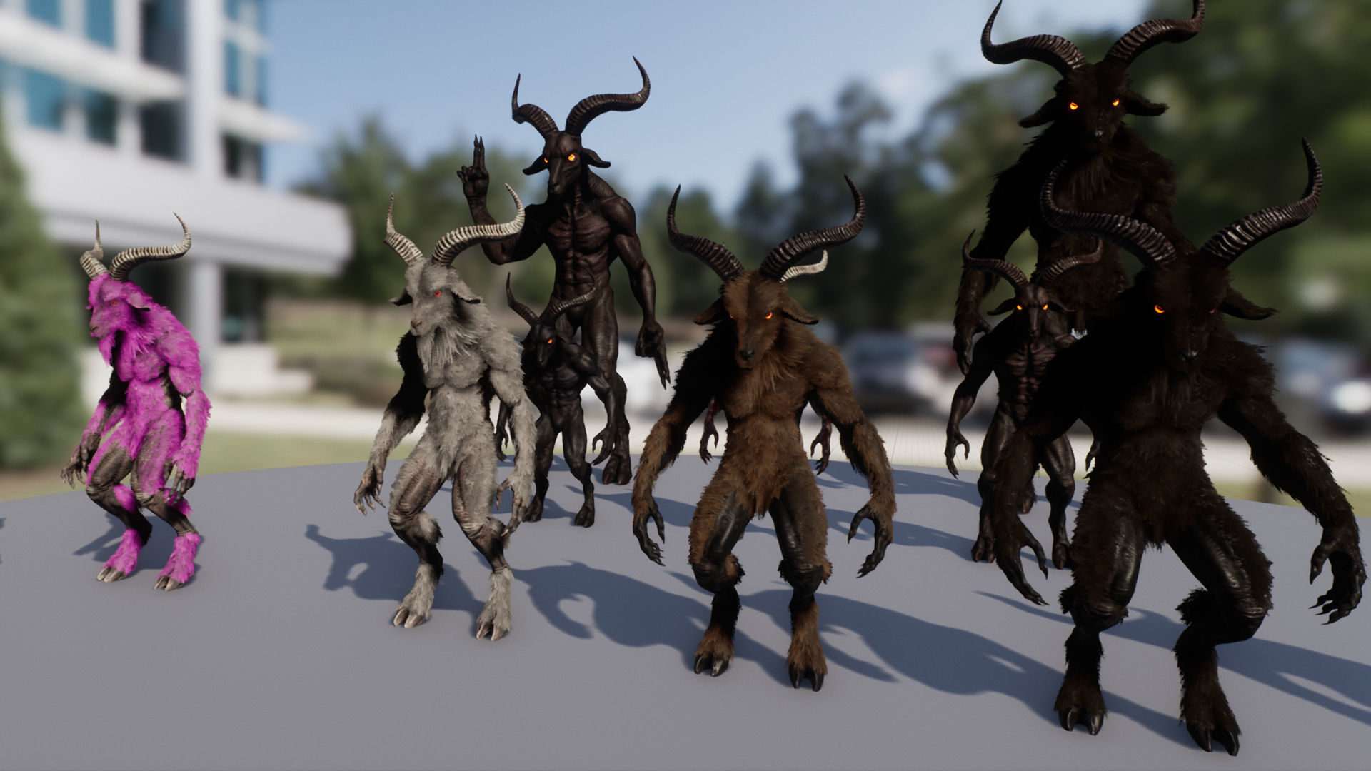 Demons Bundle 1 Low-poly 3D model_33