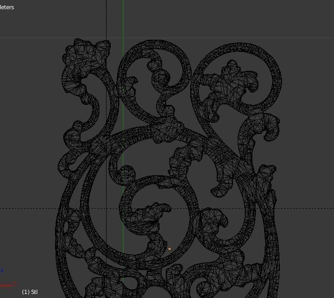 Classic decor ornament v-3D model 52 3D model_4