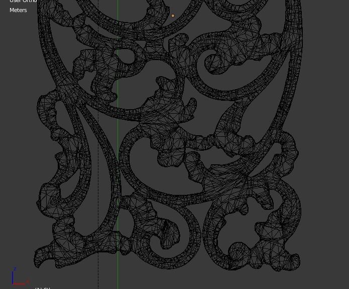 Classic decor ornament v-3D model 52 3D model_5