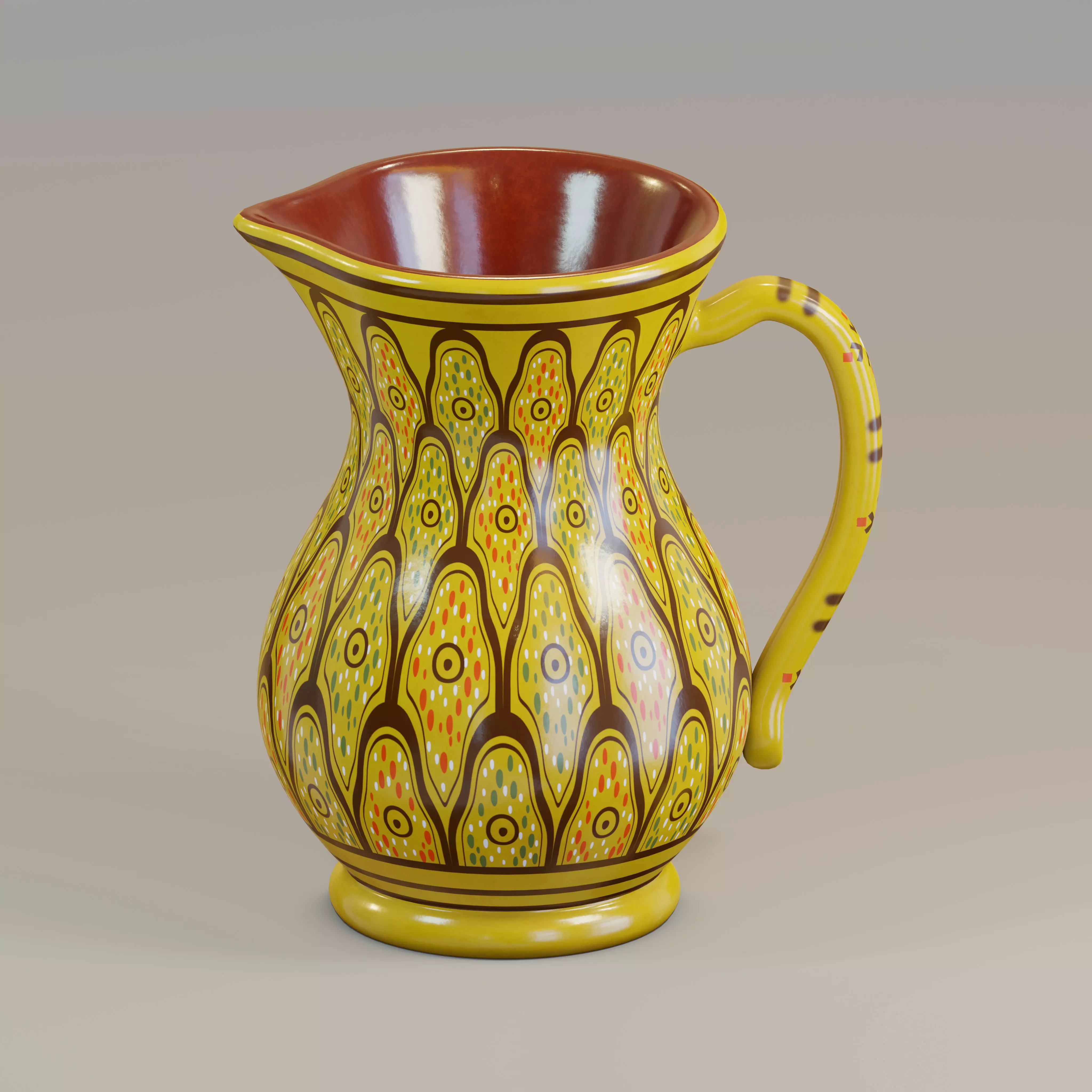  Moroccan water pitcher  3D model_0