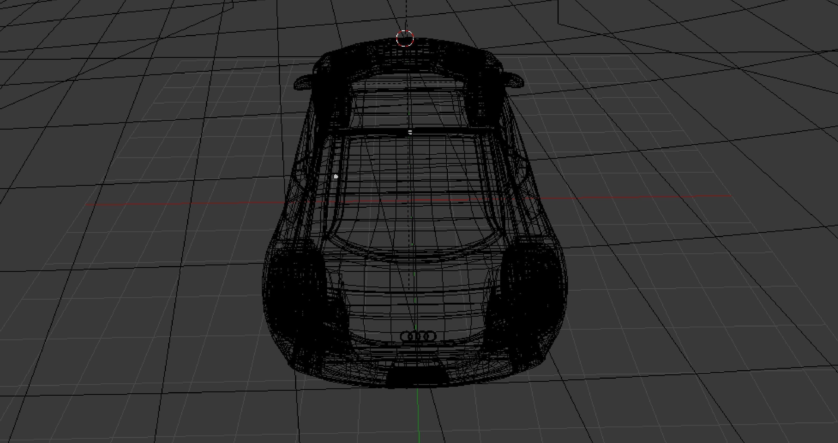 Audi R8 car Low-poly 3D model_11