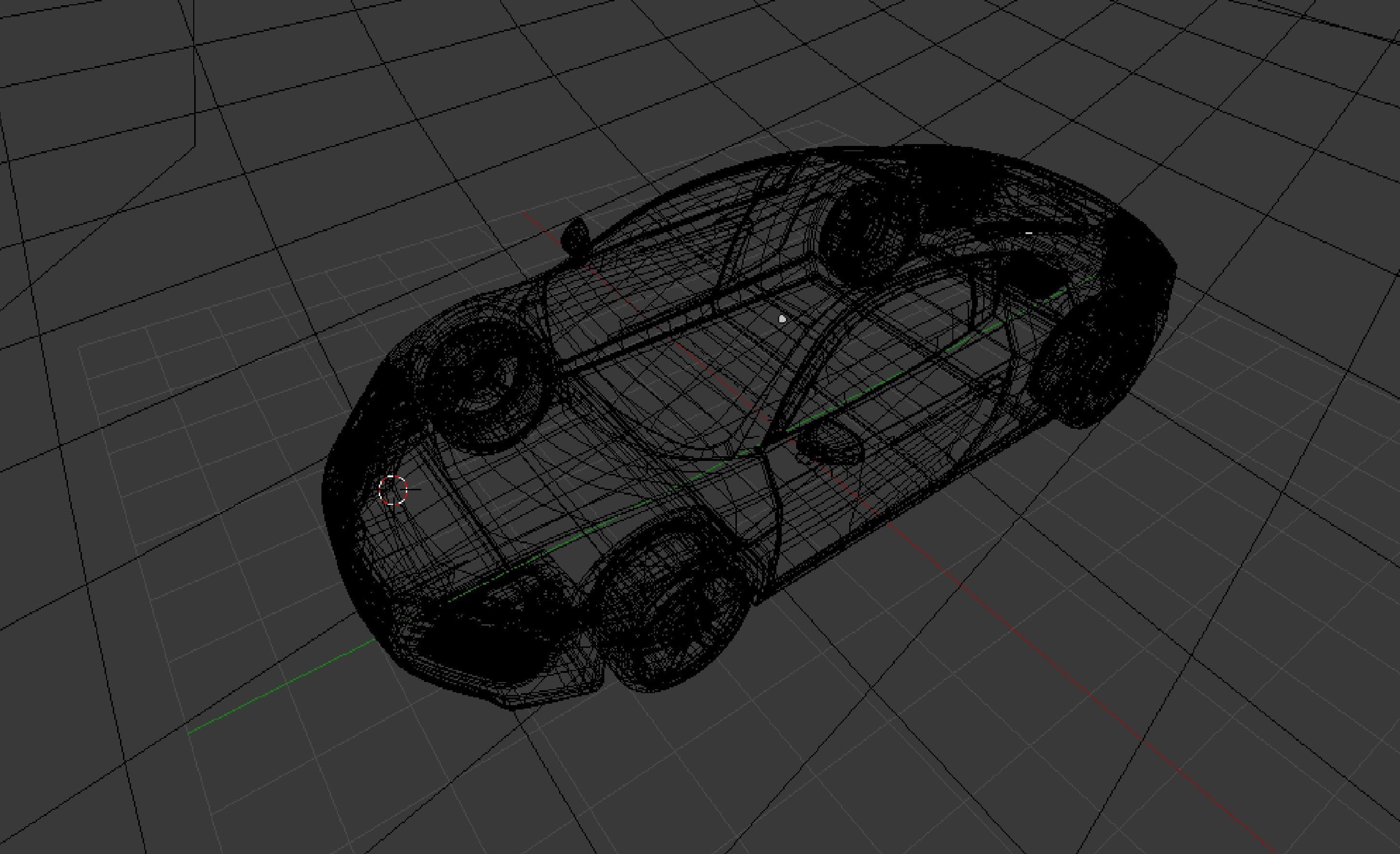 Audi R8 car Low-poly 3D model_9