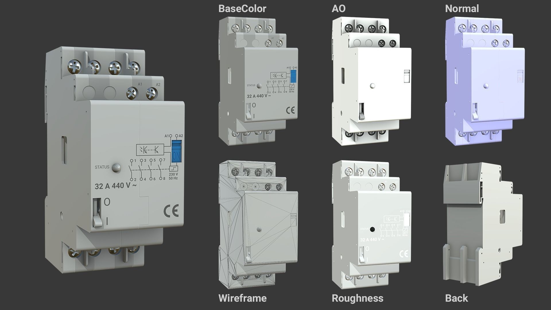 Fuse Electrical 3D model_3