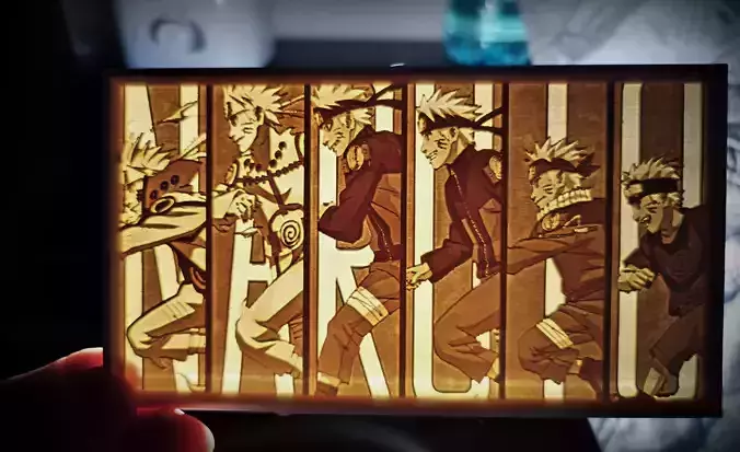 NARUTO LITHOPHANE