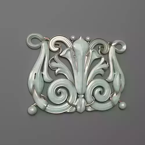 Center ornate ornament