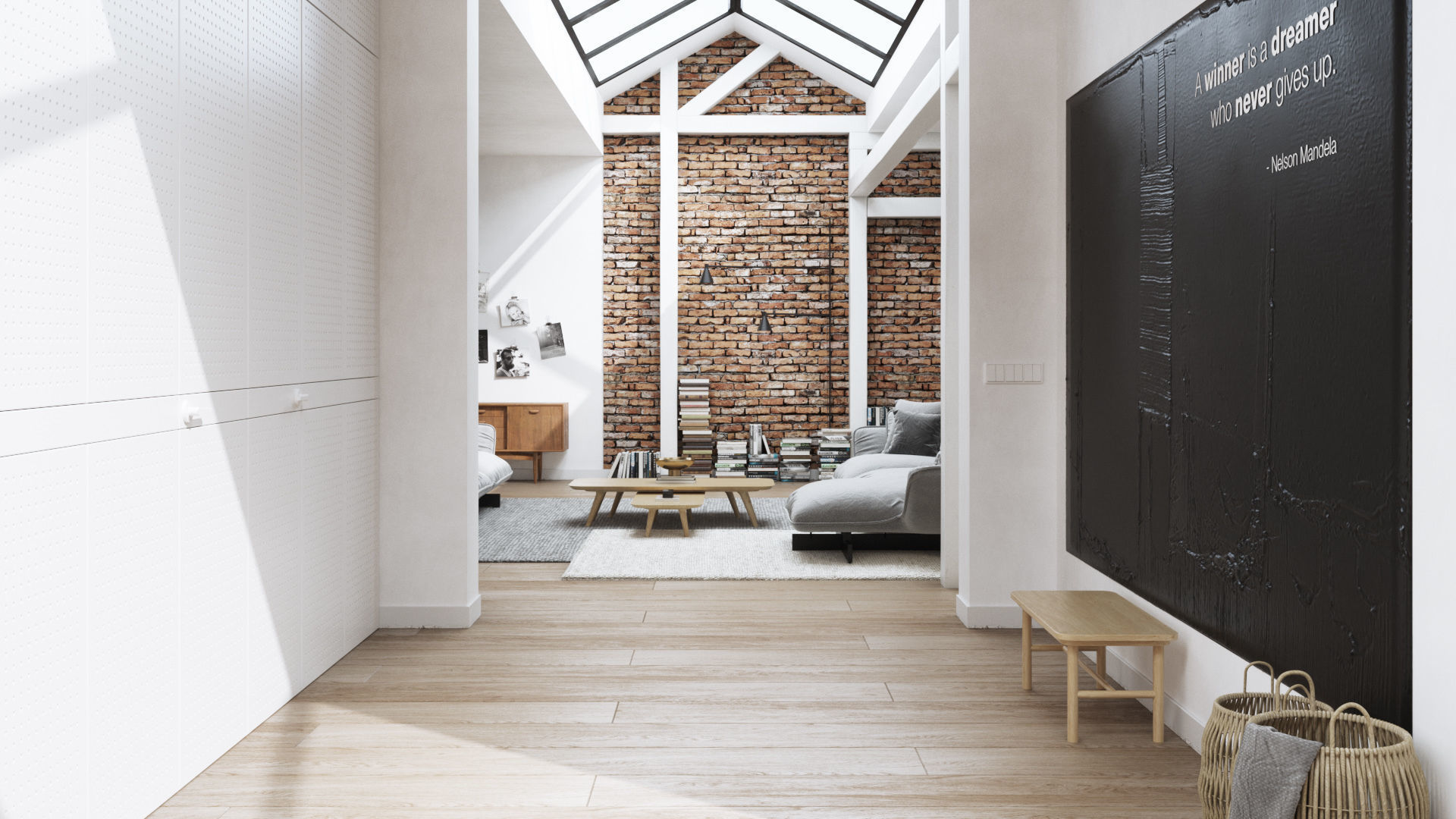 Workshop Apartment in London Cinema 4D and Octane Render 3D model_3