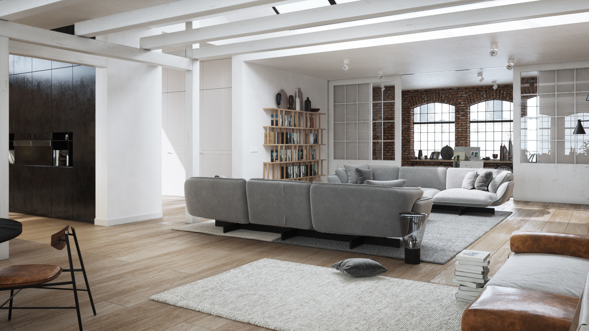 Workshop Apartment in London Cinema 4D and Octane Render 3D model_6