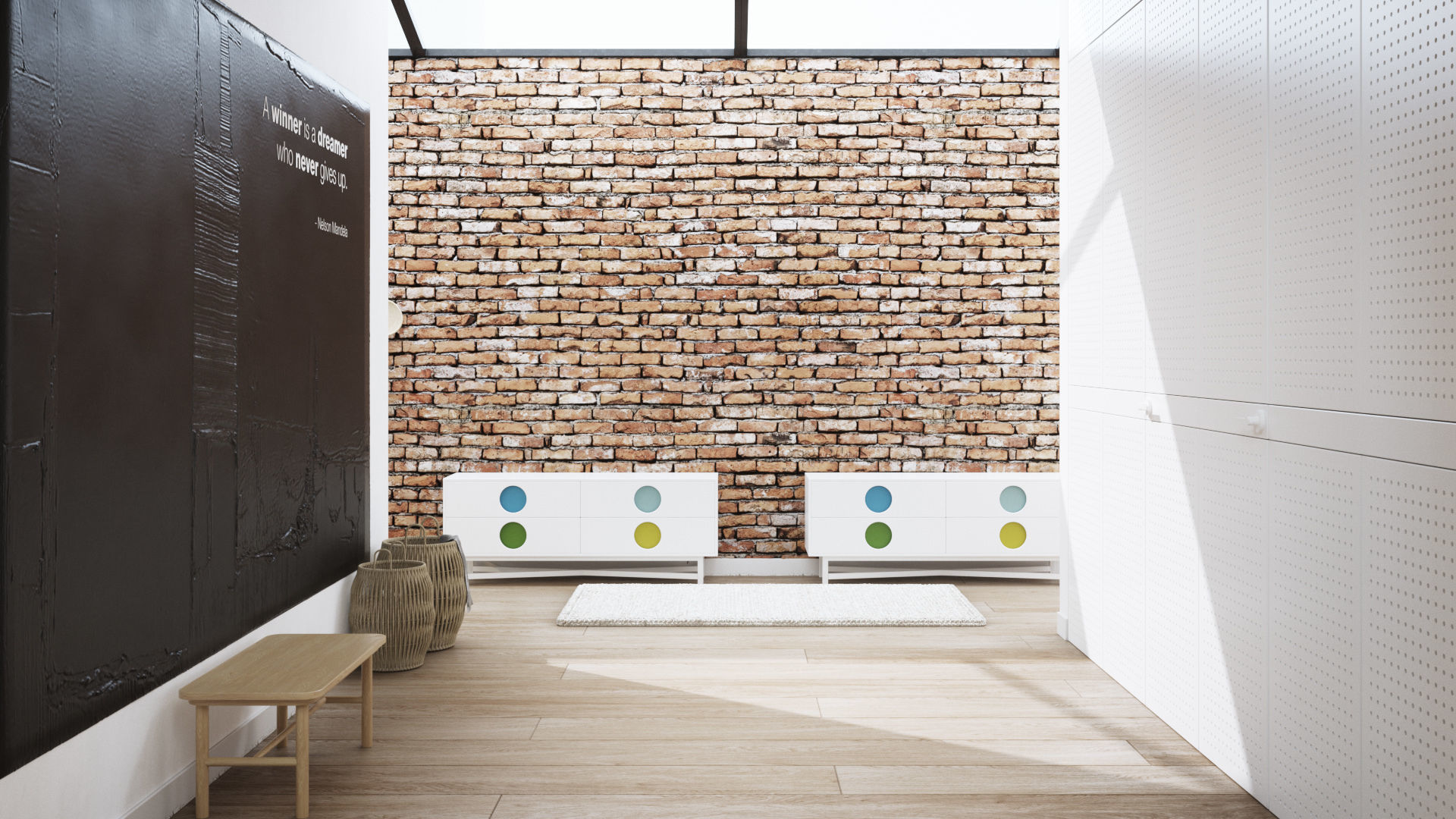 Workshop Apartment in London Cinema 4D and Octane Render 3D model_5