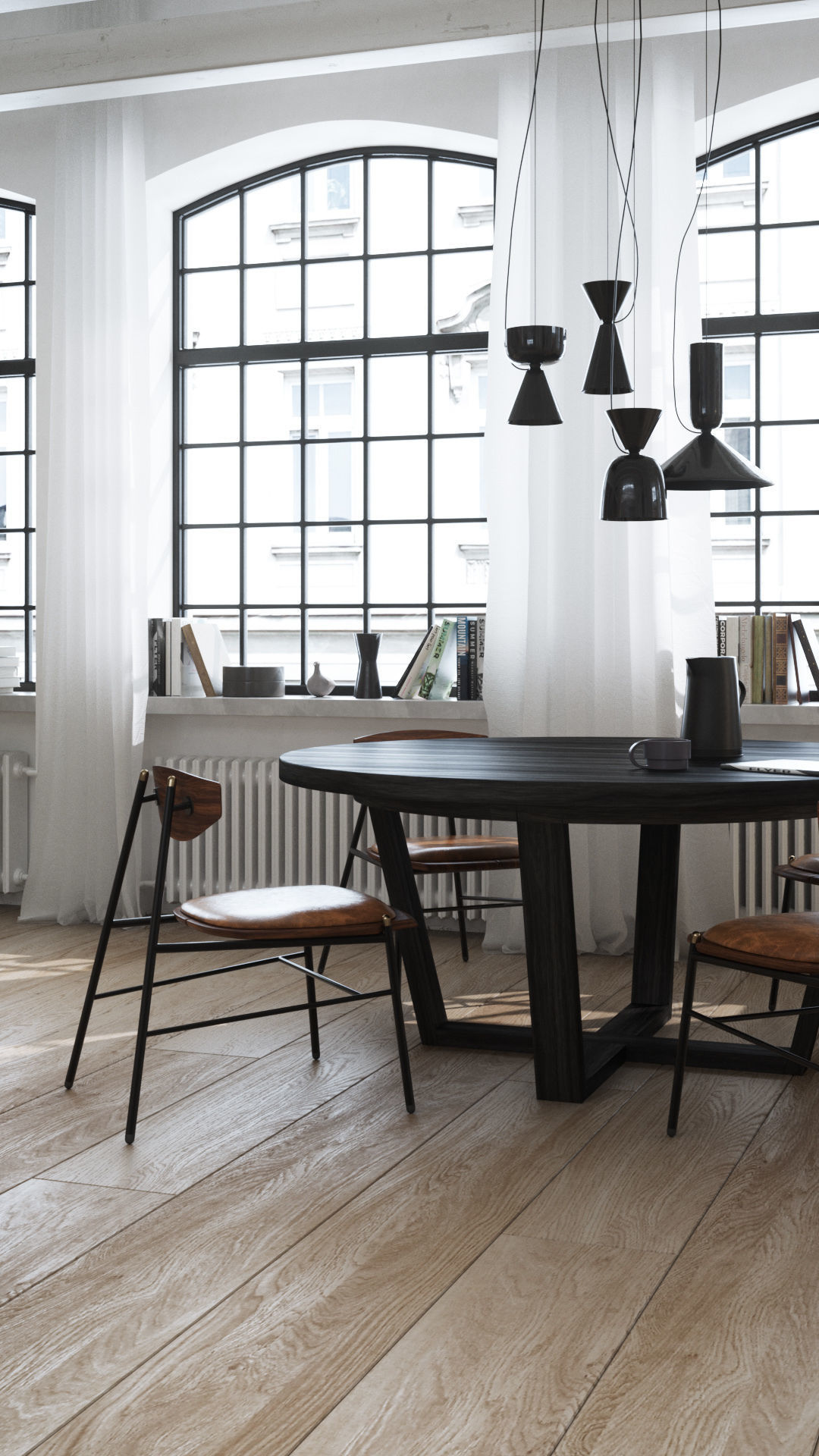 Workshop Apartment in London Cinema 4D and Octane Render 3D model_13