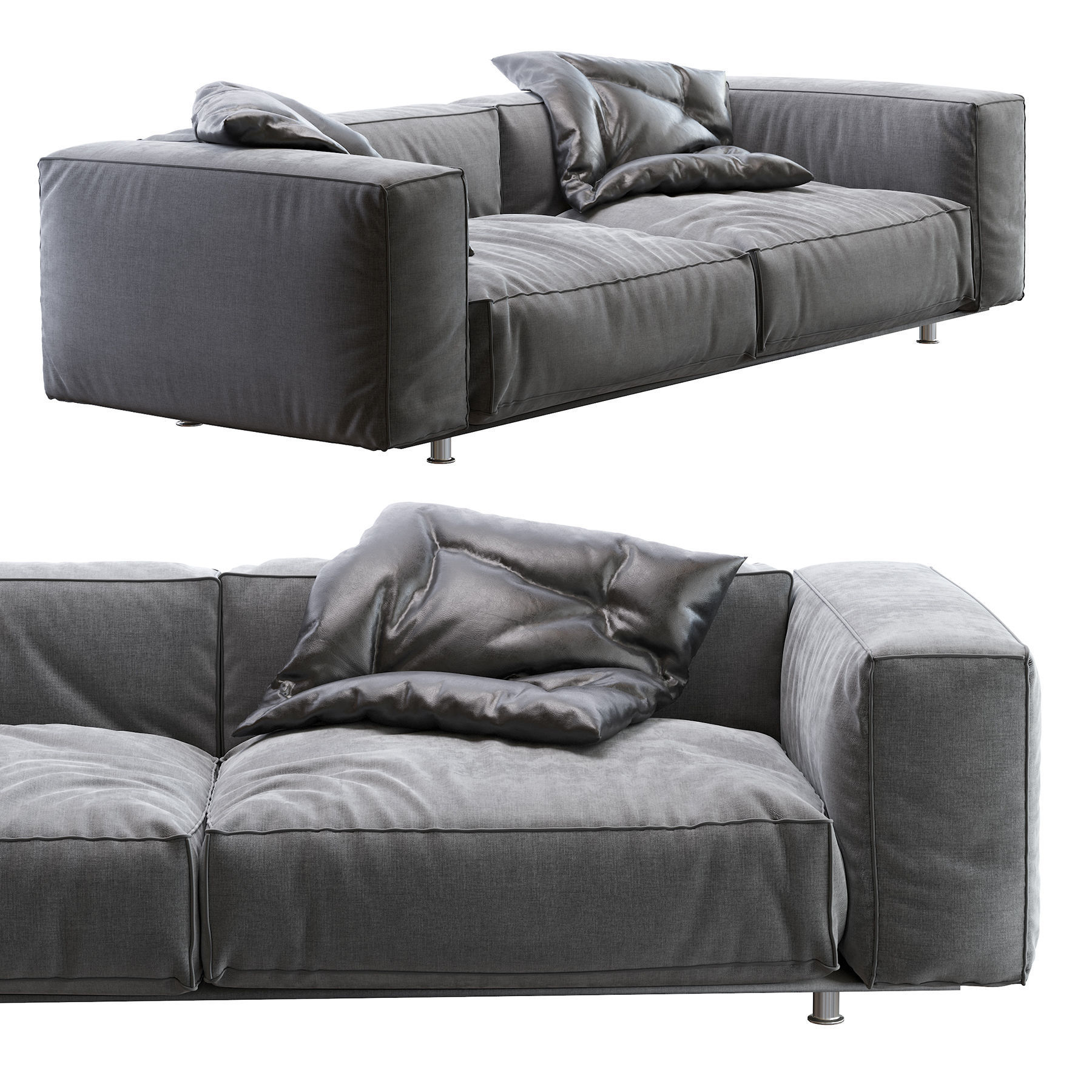 Edra - Sofa By Francesco Binfare 3D model_1