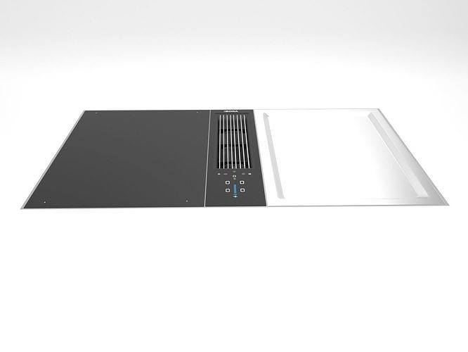 Cooking Plate Bora Low-poly 3D model