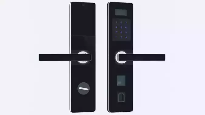 Digital door lock Free 3D model