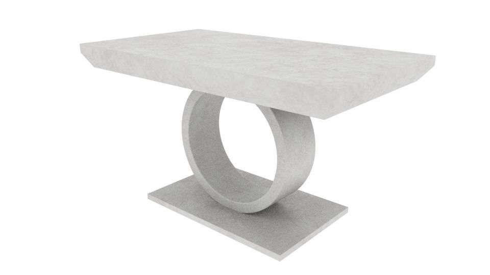Club table aleks  3D model_4