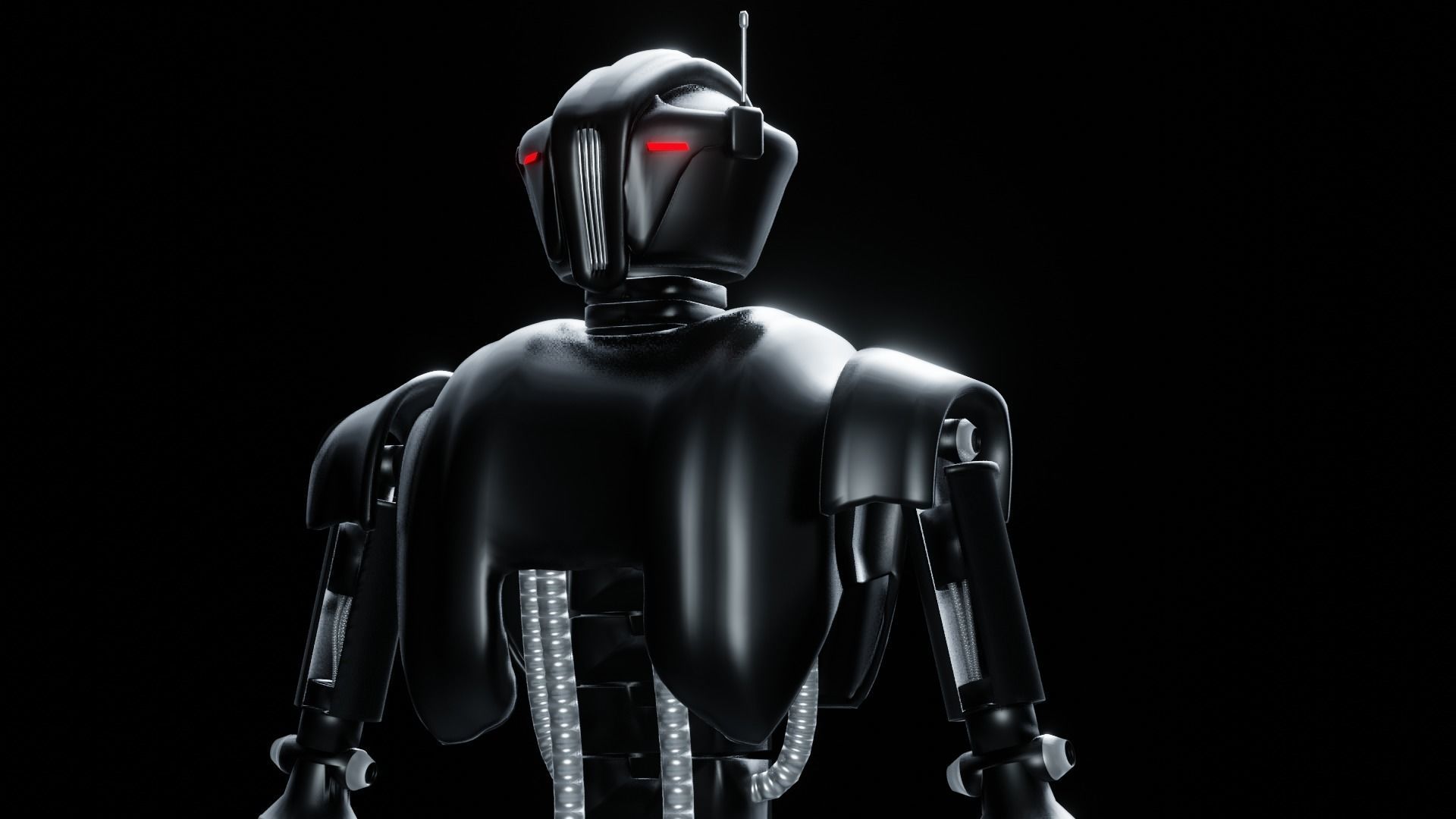 HK 47 Droid  Free 3D model_1