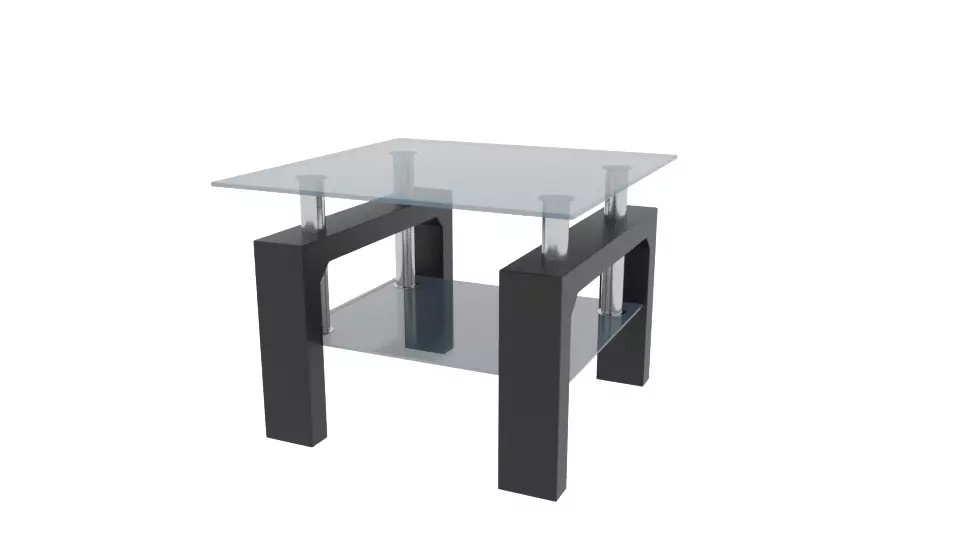 Club table c-303 3D model_0