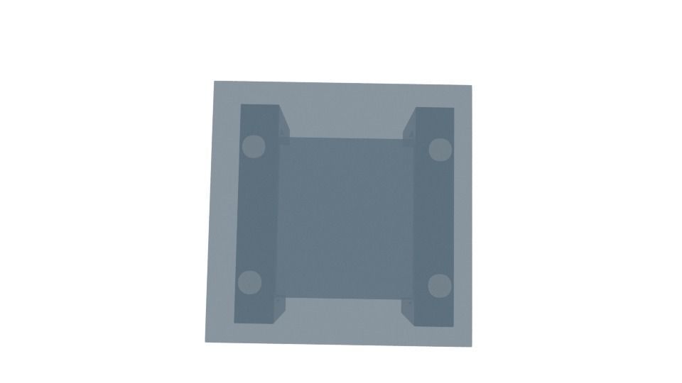 Club table c-303 3D model_3