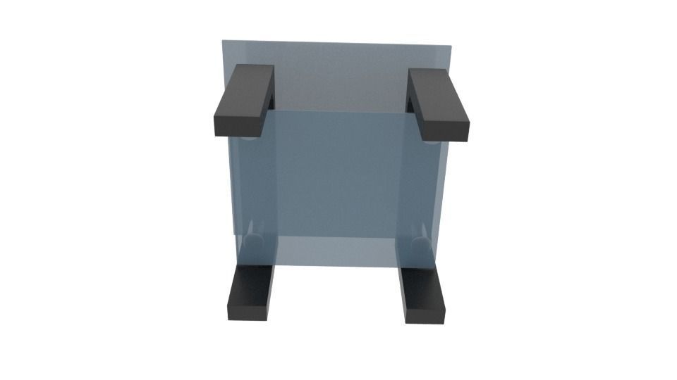 Club table c-303 3D model_4