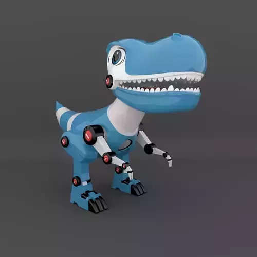 Dinosaurs robot dinosaur 3D model