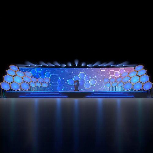 Stage design  3D model