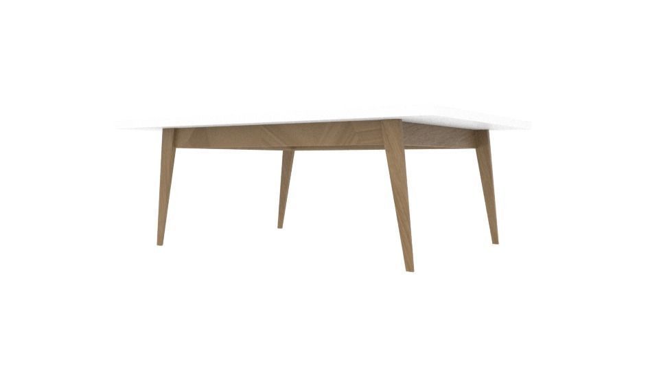 Club table Jessica 3D model_1