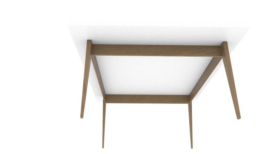 Club table Jessica 3D model_2