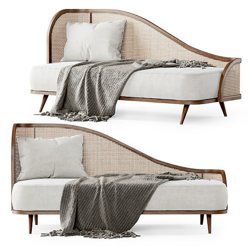 Garden daybed WM 3D model
